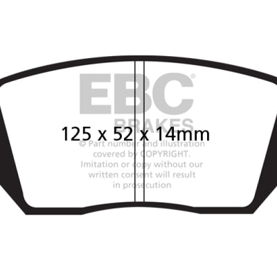 EBC 04-05 Buick Terraza 3.5 FWD Ultimax2 Rear Brake Pads