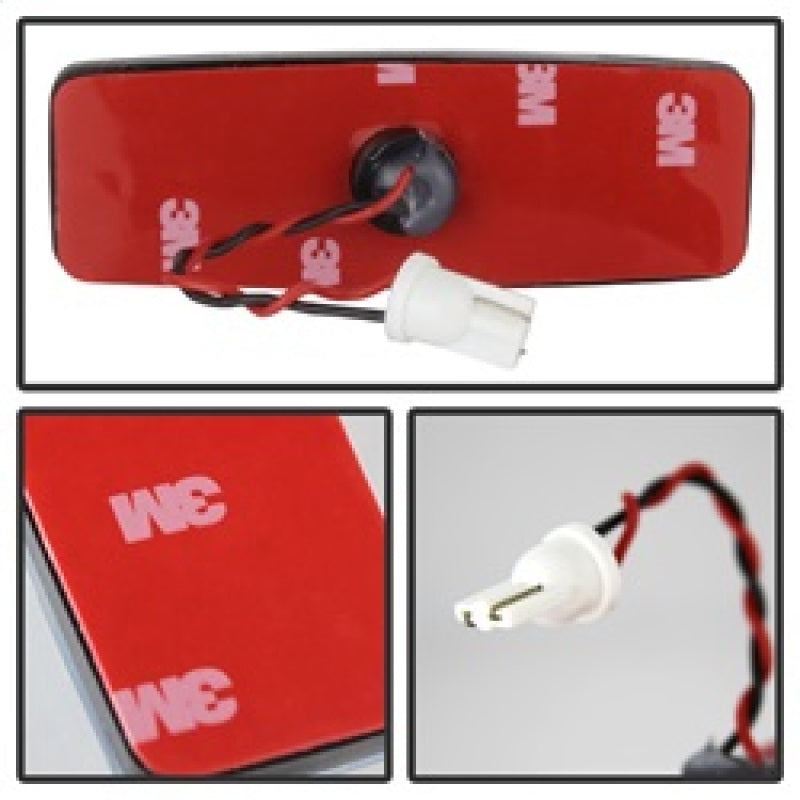 xTune Dodge Ram 94-02 Dually 2 Red LED+2 Amber LED Fender Lights 4pcs Clear ACC-LED-DR94-FE-C