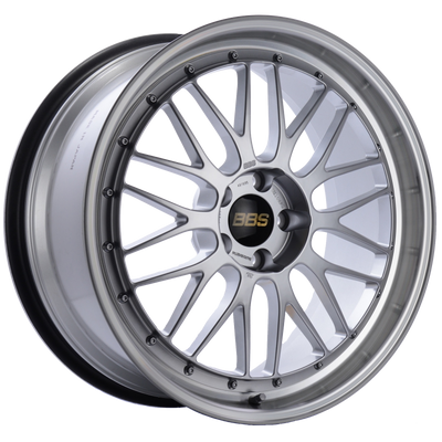 BBS LM 20x9.5 5x114.3 ET40 CB66 Diamond Silver Center Diamond Cut Lip Wheel