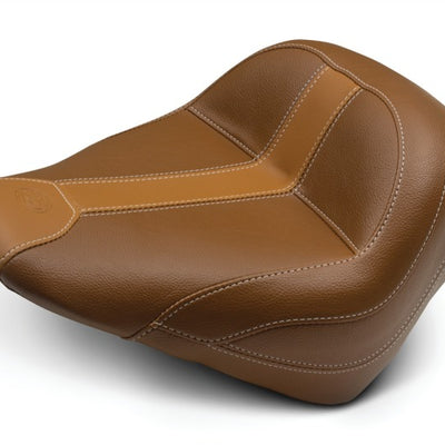 Mustang 15-21 Indian Scout Standard Touring Solo Seat - Brown