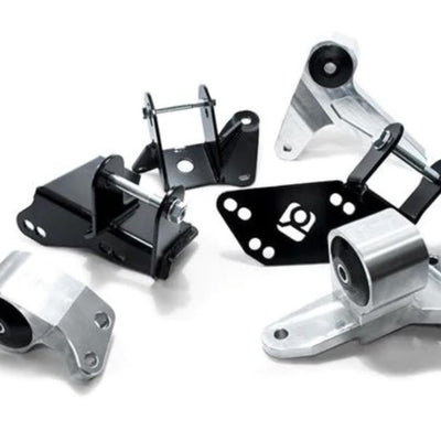 Innovative 96-00 Civic K-Series Black Aluminum Mounts 75A Bushings (EG/DC Subframe)
