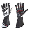 OMP KS-1R Gloves Black/White/Silver - Size S