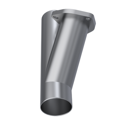QTP 2.5in Weld-On QTEC Exhaust Cutout Y-Pipe