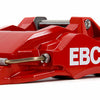EBC Racing 13-22 Volkswagen Golf GTI MK7/MK8 2.0T Red Apollo-6 Front Right Caliper