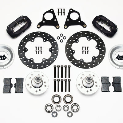 Wilwood Forged Dynalite Front Drag Kit Drilled Rotor CPD 73-80 A E B All F w/Disc