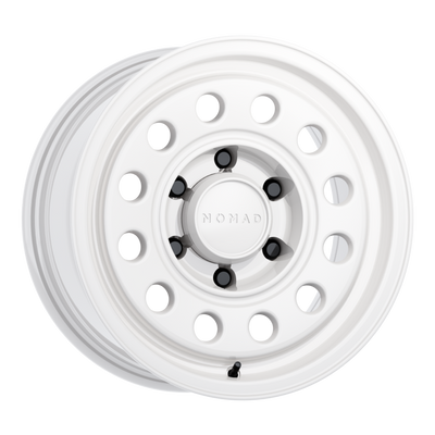 Nomad N501SA Convoy 15x7in / 5x139.7 BP / -10mm Offset / 107.95mm Bore - Gloss White Wheel