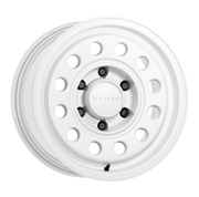 Nomad N501SA Convoy 17x7.5in / 6x130 BP / 50mm Offset / 84.1mm Bore - Gloss White Wheel
