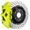 Brembo 08-13 M3 (E90/E92/E93) Rear GT BBK 4 Piston Cast 380x28 2pc Rotor Drilled- Fluo. Yellow