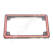 Letric Lighting Perfect Plate Light License Plate Frame Chrome