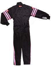 RaceQuip Pink Trim SFI-1 JR. Suit - Kids Large
