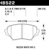 Hawk HP 06-10 Mazda Miata Mx-5 HP+ Street Front Brake Pads