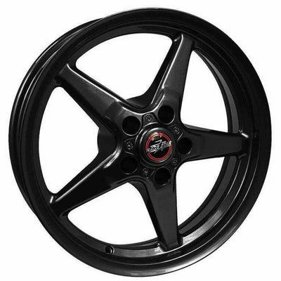 Race Star 92 Drag Star Bracket Racer 18x5 5x115BC 2.00BS Gloss Black Wheel