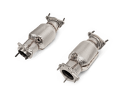 Akrapovic 2020+ Chevrolet Corvette C8 Link Pipe Set w/Catalytic Converter (SS)