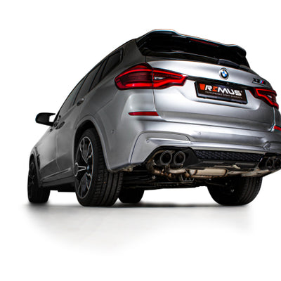 Remus 2019 BMW X3 M Competition F97 3.0L Turbo (S58B30A w/GPF) Axle Back Exhaust (Tail Pipes Req)