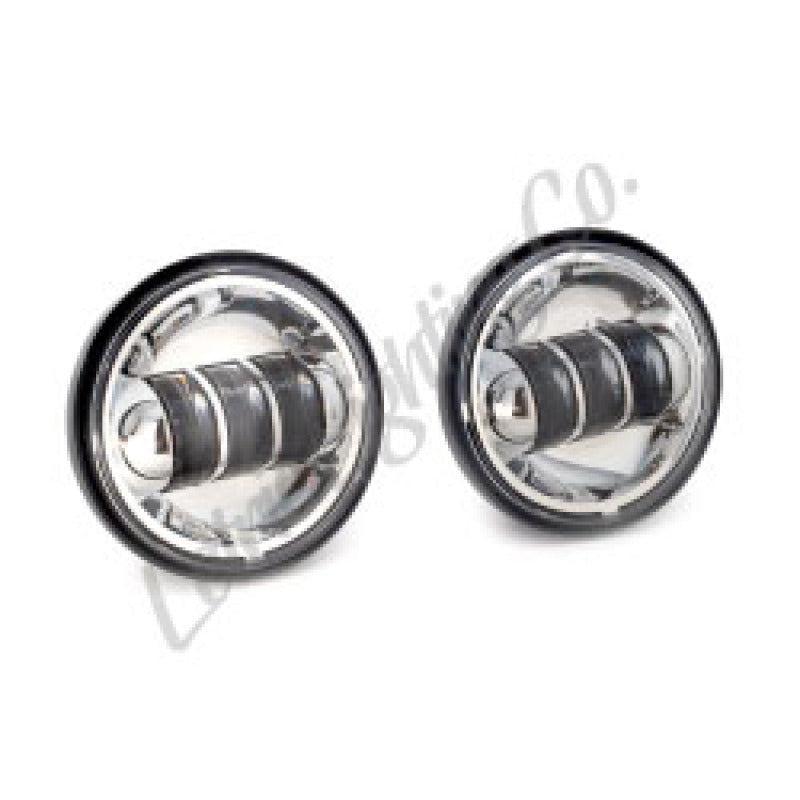 Letric Lighting 4.5in LED Passing Lamps Chrome