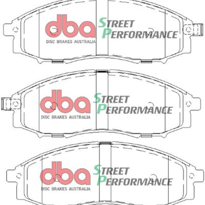 DBA 00-04 Nissan Xterra SP500 Front Brake Pads