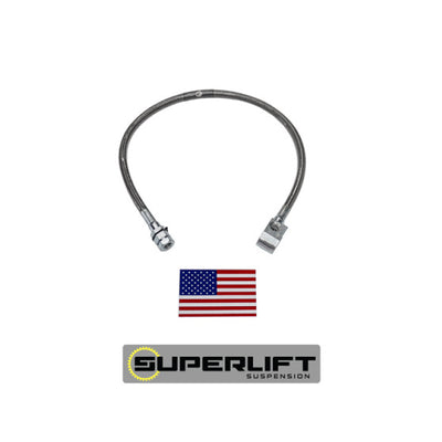 Superlift 80-96 Ford F-150/Bronco w/ 4-6in Lift Kit (Single) Bullet Proof Brake Hoses