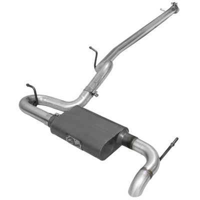 aFe Scorpion 2-1/2in Alum Steel Cat-Back Hi-Tuck 07-18 Jeep Wrangler (JK) V6 (Fits 4 Dr Model Only)