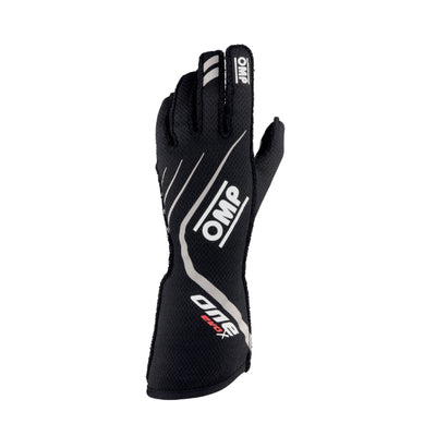 OMP One Evo X Gloves Black - Size Xs (Fia 8856-2018)