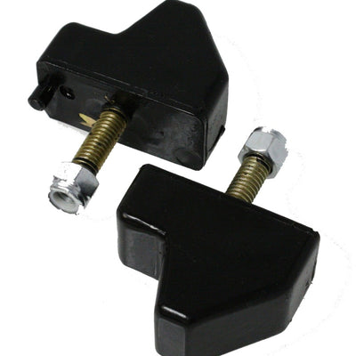 Energy Suspension GM Style Black Front Bump Stop Set