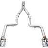AWE Tuning 2017+ Dodge Challenger 5.7L Track Edition Exhaust - Chrome Silver Quad Tips