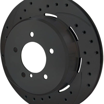 Wilwood Rotor-2.31in Offset-SRP-BLK-Drill-RH 12.19 x .810 - 5x4.75in BC