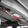 Rugged Ridge Rear Dual Grab Strap Red 07-18 Jeep Wrangler Unlimited JK