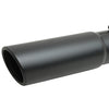 Gibson Rolled Edge Slash-Cut Tip - 6in OD/5in Inlet/19in Length - Black Ceramic
