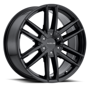 Raceline 158B Impulse 22x9.5in / 6x139.7/6x135 BP / 15mm Offset / 106.1mm Bore - Gloss Black Wheel