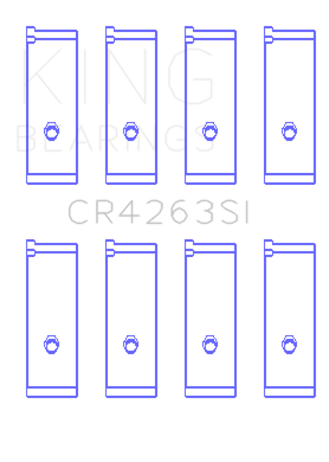 King Engine Bearings Toyota 1ZZ-FE Rod Bearing Set - Size STD