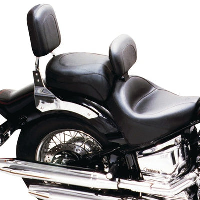 Mustang 00-11 Yamaha V-Star 1100 Classic,02-11 V-Star 1100 Silverado Touring 2PC Seat- Black
