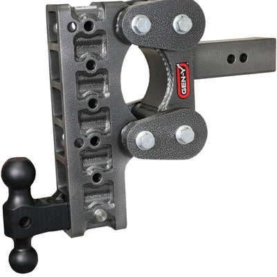 Gen-Y The Boss Torsion-Flex 2.5in Shank 10in Drop 1.7K TW 16K Hitch w/GH-051 Dual-Ball