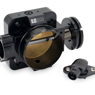 BLOX Racing Honda B/D/H/F Series Engines 70mm Black Billet Throttle Body V2