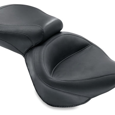 Mustang 06-17 Harley Softail Wide Tire (200mm) Wide Touring 1PC Seat - Black