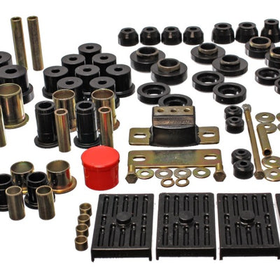 Energy Suspension 67-79 GM Camaro/Firebird w/ Multi Leaf Springs Black Hyper-Flex Master Bushing Set