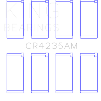 King Engine Bearings Hyundai 2.0L G4GC (Size +0.25mm) Con Rod Bearing Set