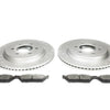 Alcon 19-20 Raptor/ 18-20 F-150 Rear Pad and Rotor Kit (Use with Stock Calipers) w/ Elect Park Brake