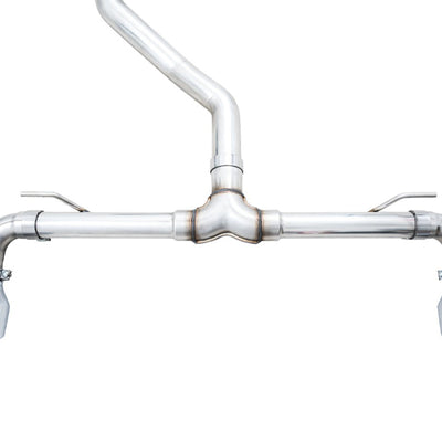 AWE 2022 VW GTI MK8 Touring Edition Exhaust - Chrome Silver Tips