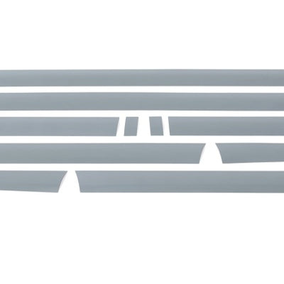 Putco 15-20 Ford F-150 Super Cab 8ft Long Box (4.25in Tall - 12pcs) Black Platinum Rocker Panels