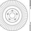 StopTech Sport Slotted 16-18 Ford Focus RS Front Right CRYO Rotor