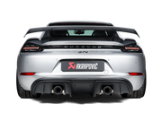 Akrapovic 2020+ Porsche Cayman GT4 (718) Slip-On Race Line (Titanium) (Req Tips / Option 2)