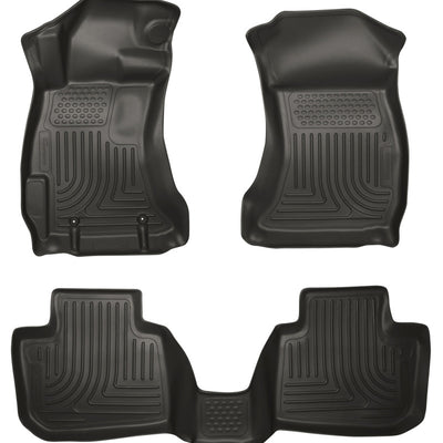 Husky Liners 10-12 Subaru Legacy/Outback WeatherBeater Combo Black Floor Liners