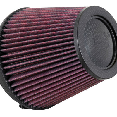 K&N Filter Universal Air Filter Carbon Fiber Top With 6in Flange x 7.5in Base x 6in H