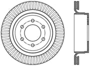 StopTech 12-14 Ford F-150 w/ 6 Lug Rear Right Slotted Sport Cryo Brake Rotor