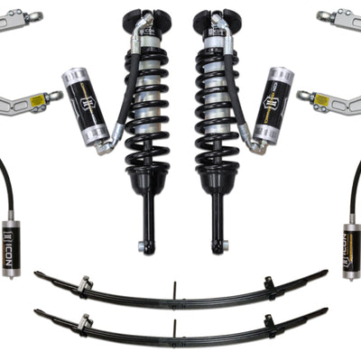 ICON 05-15 Toyota Tacoma 0-3.5in/2016+ Toyota Tacoma 0-2.75in Stg 4 Suspension System w/Billet Uca