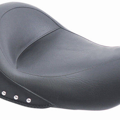 Mustang 91-05 Harley Dyna Standard Touring Solo Seat w/Studs - Black