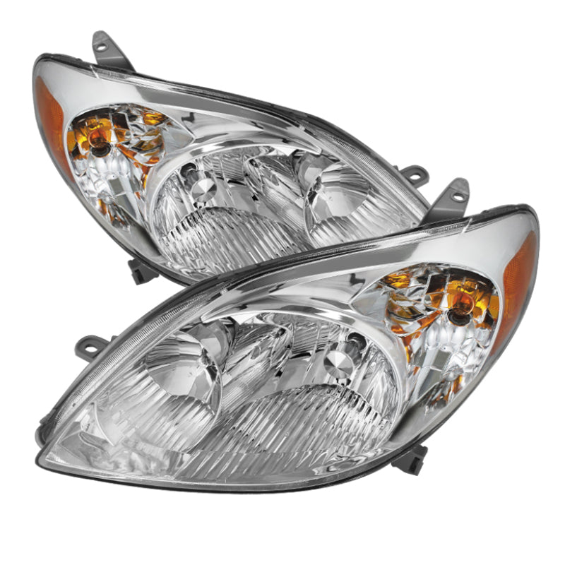 xTune Toyota Matrix 03-08 Crystal Headlights Chrome HD-JH-TM03-AM-C