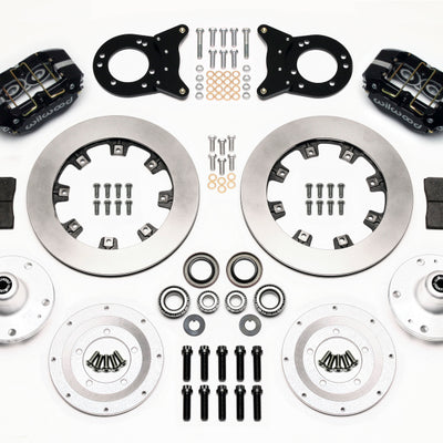 Wilwood Dynapro Dust-Boot Front Kit 12.19in 1965-1969 Mustang Disc & Drum Spindle