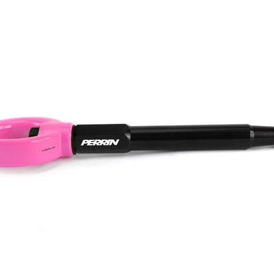 Perrin 08-14 Subaru WRX/STI Sedan Tow Hook Kit (Rear) - Hyper Pink