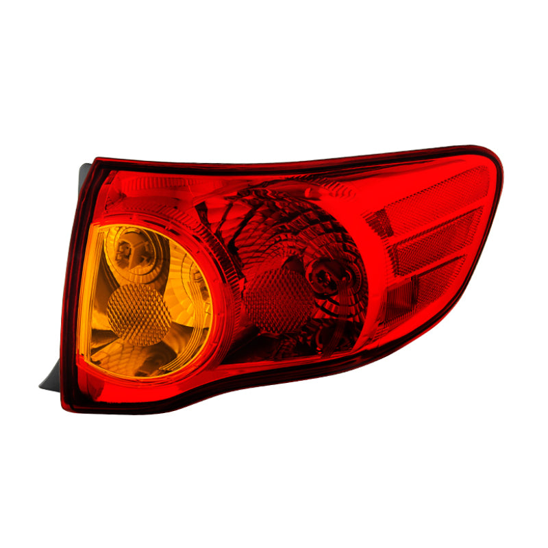 xTune Toyota Corolla 2009-2010 Passenger Side Outer Tail Lights - OEM Right ALT-JH-TCO09-OE-OR